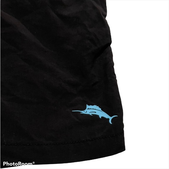Tommy Bahama Black Mens Swim Shorts - Picture 4 of 8